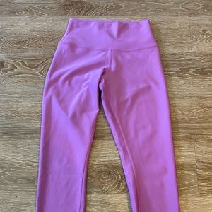 purple/violet alo yoga pants